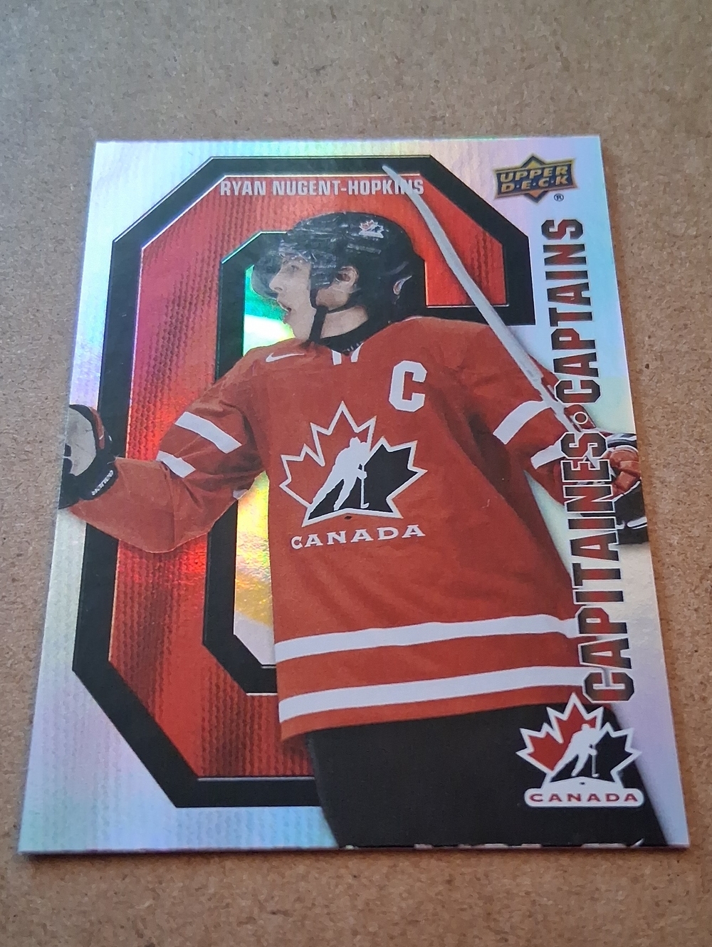Canada Captains Hockey Trading Card - Red